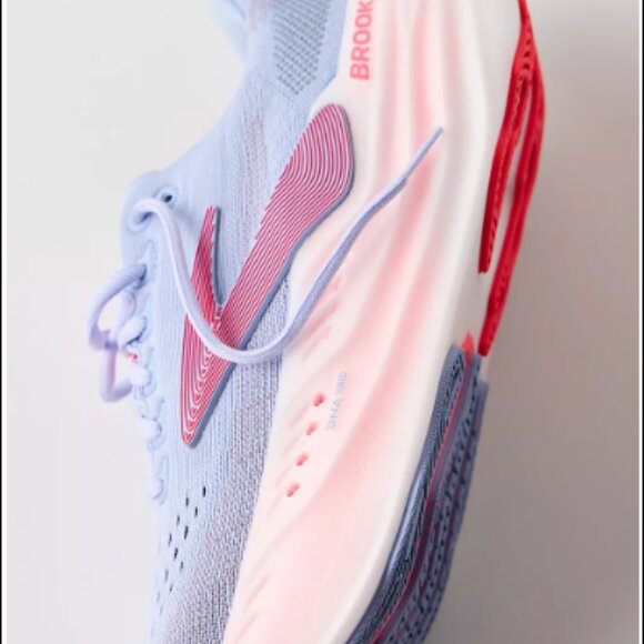Brooks Glycerin Max Sneakers Color 7 Blue Heron / Diva Pink - Picture 3 of 3